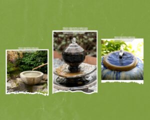 Smal patio water fountain