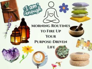 Items depicting a good start to an intentional week