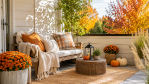 How to Make a Small Patio Feel Cozy for Fal